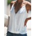 Lace Patchwork V Neck Spaghetti Sleeveless Tank Tops