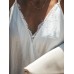 Lace Patchwork V Neck Spaghetti Sleeveless Tank Tops