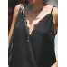 Lace Patchwork V Neck Spaghetti Sleeveless Tank Tops