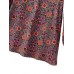 Women Floral Print V-neck Long Sleeve Loose Casual Blouse