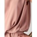 Women Solid Irregular Hem Blouse Wide Leg Pants Casual Suits
