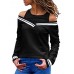 Casual Women Patchwork Long Sleeve Shirts