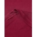 Women Pure Color Turtle Neck Long Sleeve Swallowtails Blouse