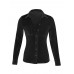Women Button Turn-Down Collar Winter Long Sleeve Velvet Blouse