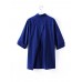 Women Cotton Loose Hollow Adjustable Sleeve Button Blouse