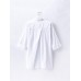 Women Cotton Loose Hollow Adjustable Sleeve Button Blouse