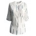 Casual Women Printed Loose Stand Collar Shirts