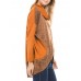 Women Casual Turtle Neck Irregular Hem Long Sleeve Tops