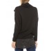 Women Casual Turtle Neck Irregular Hem Long Sleeve Tops