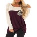 Women Long Sleeve Leopard Print Kink Blouse with Pocket Women Long Sleeve Leopard Print Kink Blouse with Pocket