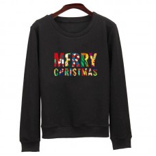 Ugly Christmas Print Long Sleeve Xmas Gift Sweatshirt Hoodie