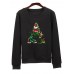 Ugly Christmas Print Long Sleeve Xmas Gift Sweatshirt Hoodie