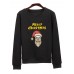 Ugly Christmas Print Long Sleeve Xmas Gift Sweatshirt Hoodie