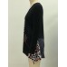 Casual Women Print Irregular Hem Long Sleeve Blouse