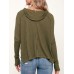 Women Casual Solid Color Long Sleeve knitted Tops
