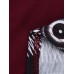 Women Vintage Print Patchwork Long Sleeve T-Shirts