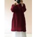 Celmia Women Vintage Cotton Linen Long Sleeve Loose Blouse
