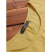 Women Short Sleeve Crew Neck Side Split Hem Cotton Blouse