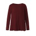 Women Casual Crew Neck Long Sleeve Solid Blouse Women Casual Crew Neck Long Sleeve Solid Blouse