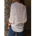 Women Long Sleeve V Neck Casual Loose Blouse Women Long Sleeve V Neck Casual Loose Blouse