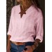 Women Long Sleeve V Neck Casual Loose Blouse Women Long Sleeve V Neck Casual Loose Blouse