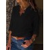 Women Long Sleeve V Neck Casual Loose Blouse Women Long Sleeve V Neck Casual Loose Blouse