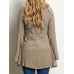 Women Casual O-neck Bell Sleeve Solid Vintage Blouse