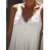 Women Casual Lace Patchwork Sleeveless Tank Tops