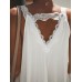 Women Casual Lace Patchwork Sleeveless Tank Tops