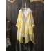 Women Plaid Button Hooded High Low Hem Shirts with Pockets