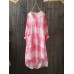 Women Plaid Button Hooded High Low Hem Shirts with Pockets