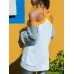 Women Casual Cross Off Shoulder Long Sleeve Tops Women Casual Cross Off Shoulder Long Sleeve Tops