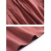 Casual Women Solid Color Hollow Out Long Sleeve Blouse