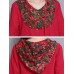 Vintage Women Cotton Linen Elegant Patchwork Hooded Dress