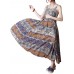 Bohemian Women Random Floral Printed Sleeveless Spaghetti Strap Maxi Dresses