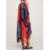 Women Vintage Folk Style V-Neck Bikini Cover Beach Dress Women Vintage Folk Style V-Neck Bikini Cover Beach Dress