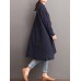 Women Button Down Baggy Blouse Casual Loose Asymmetric Shirt Dress