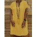 Women Short Sleeve V-neck Loose Casual Solid Color Dress Women Short Sleeve V-neck Loose Casual Solid Color Dress