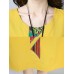 Vintage Women Cotton Loose Short Sleeve O-Neck Mid Long Dress