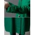 Vintage Long Sleeve Solid Color Linen Cotton Dress