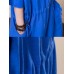 Vintage Women O-neck Loose Baggy Half Sleeve Dress