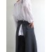 S-5XL Sleeveless Straps Belted Cotton Overalls Vintage Apron Dress