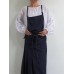 S-5XL Sleeveless Straps Belted Cotton Overalls Vintage Apron Dress
