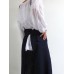 S-5XL Sleeveless Straps Belted Cotton Overalls Vintage Apron Dress