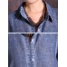 Women Vintage Cotton Linen Lace Patchwork Button Dress Women Vintage Cotton Linen Lace Patchwork Button Dress