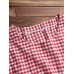 Women Plaid Irregular Hem Long Sleeve Dress with Pockets