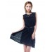Women Lace Crochet Solid Color Sleeveless Casual MIni Dresses Women Lace Crochet Solid Color Sleeveless Casual MIni Dresses