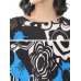 Elegant Women Short Sleeve O-neck Floral Print Dress