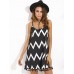 Loose Wavy Grain Fringed Sling Chiffon Dress