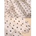 Women Bohemian Dot Printing Chiffon Dress V-Neck Multi-layer Dress